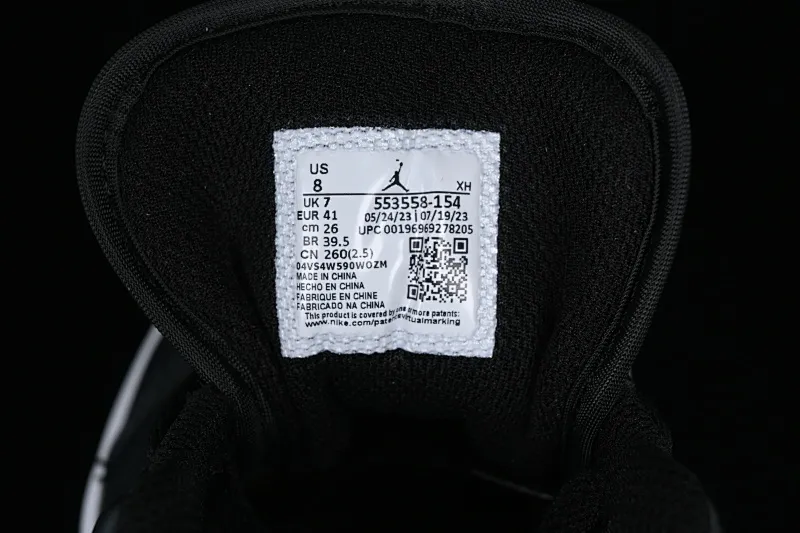 All categories Air Jordan Jordan series basketball shoes Air Jordan 1 Low G version pure original Air Jordan 1 Low AJ1 Joe 1 color matching cultural low-top casual sneakers 553558-154